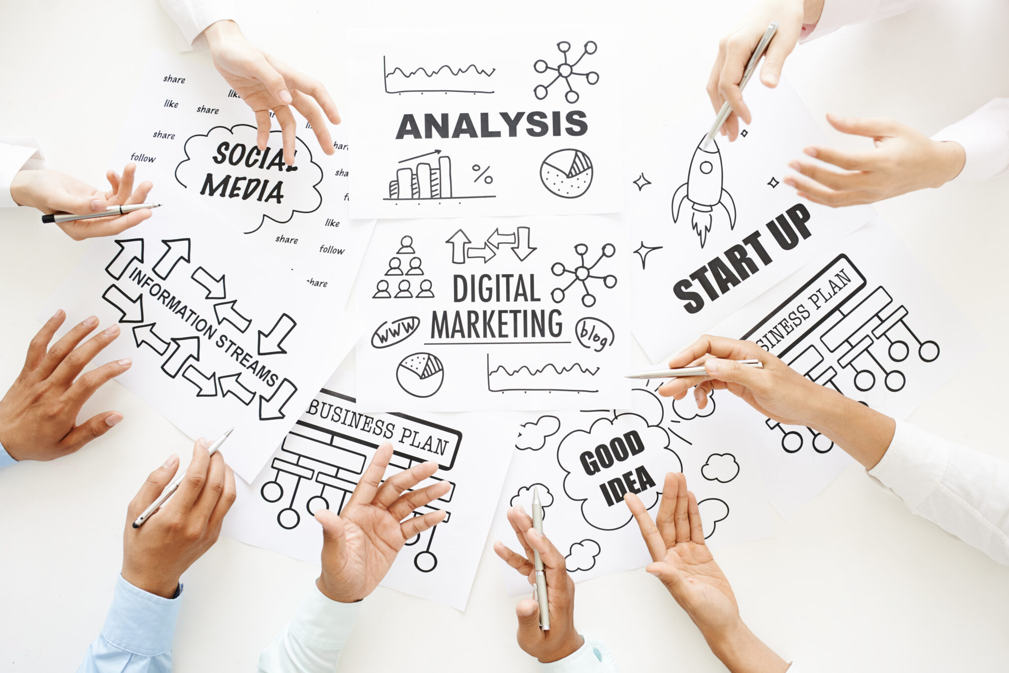 A guide on selecting a digital marketing agency, featuring Excell Digital Marketing Services as a key example