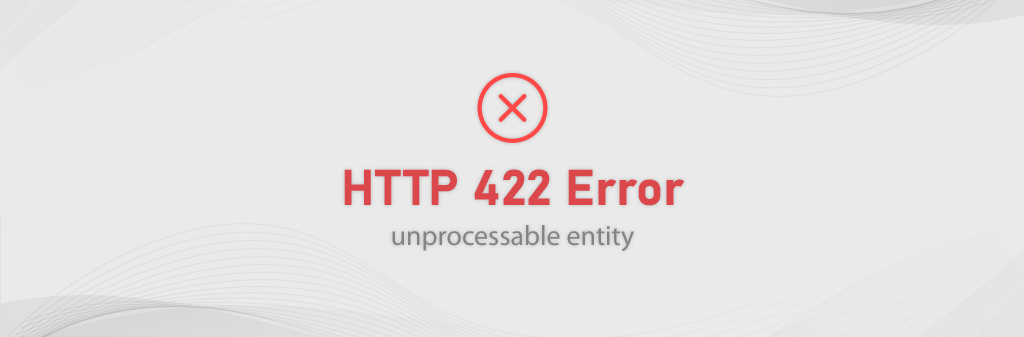a 422 Status Code error