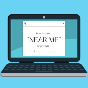 Image illustrating strategies for optimizing search engine rankings for "near me" queries