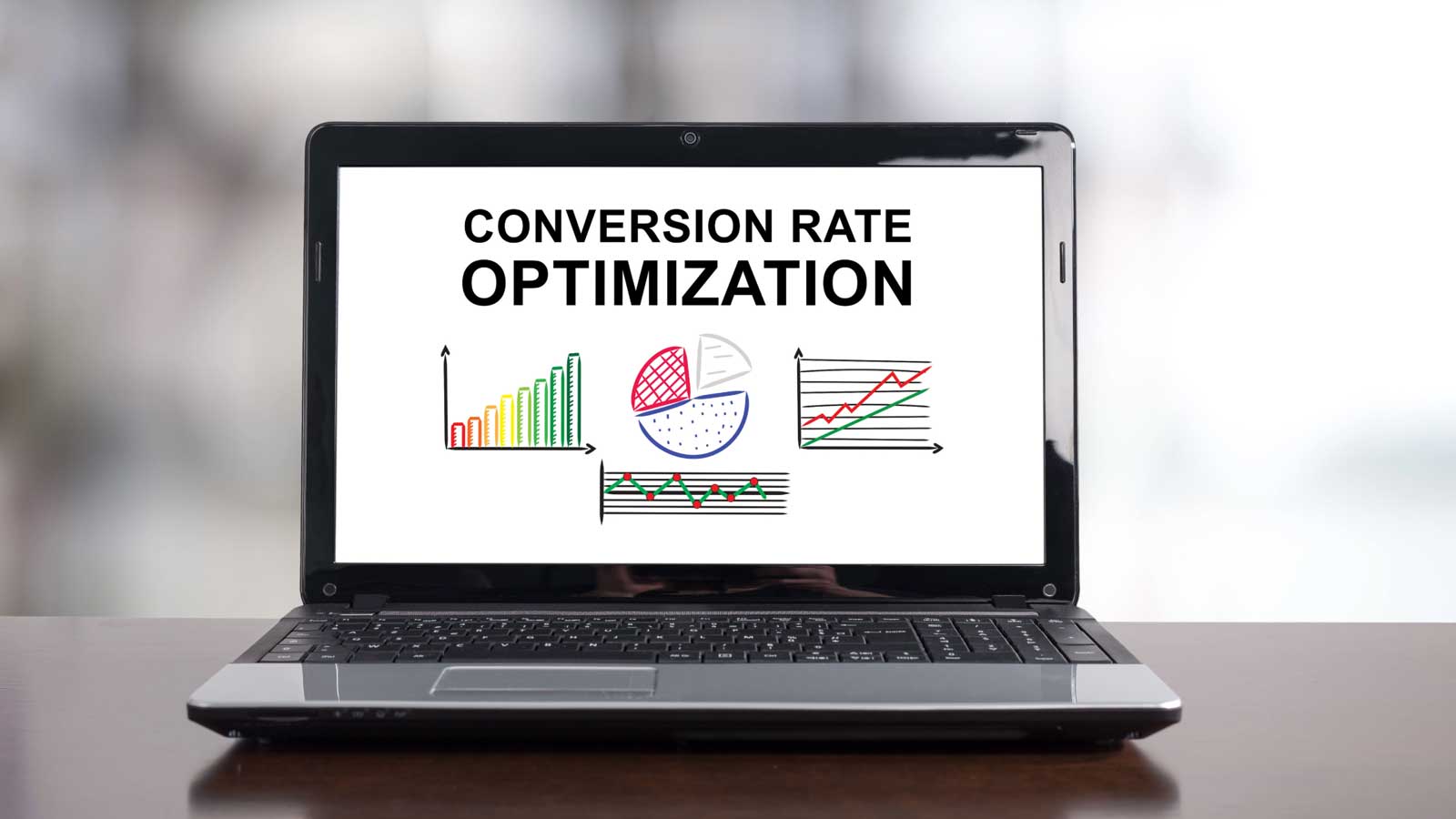 conversion rate optimization dashboard with charts