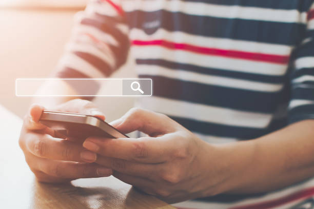 Searching on the internet using a smartphone