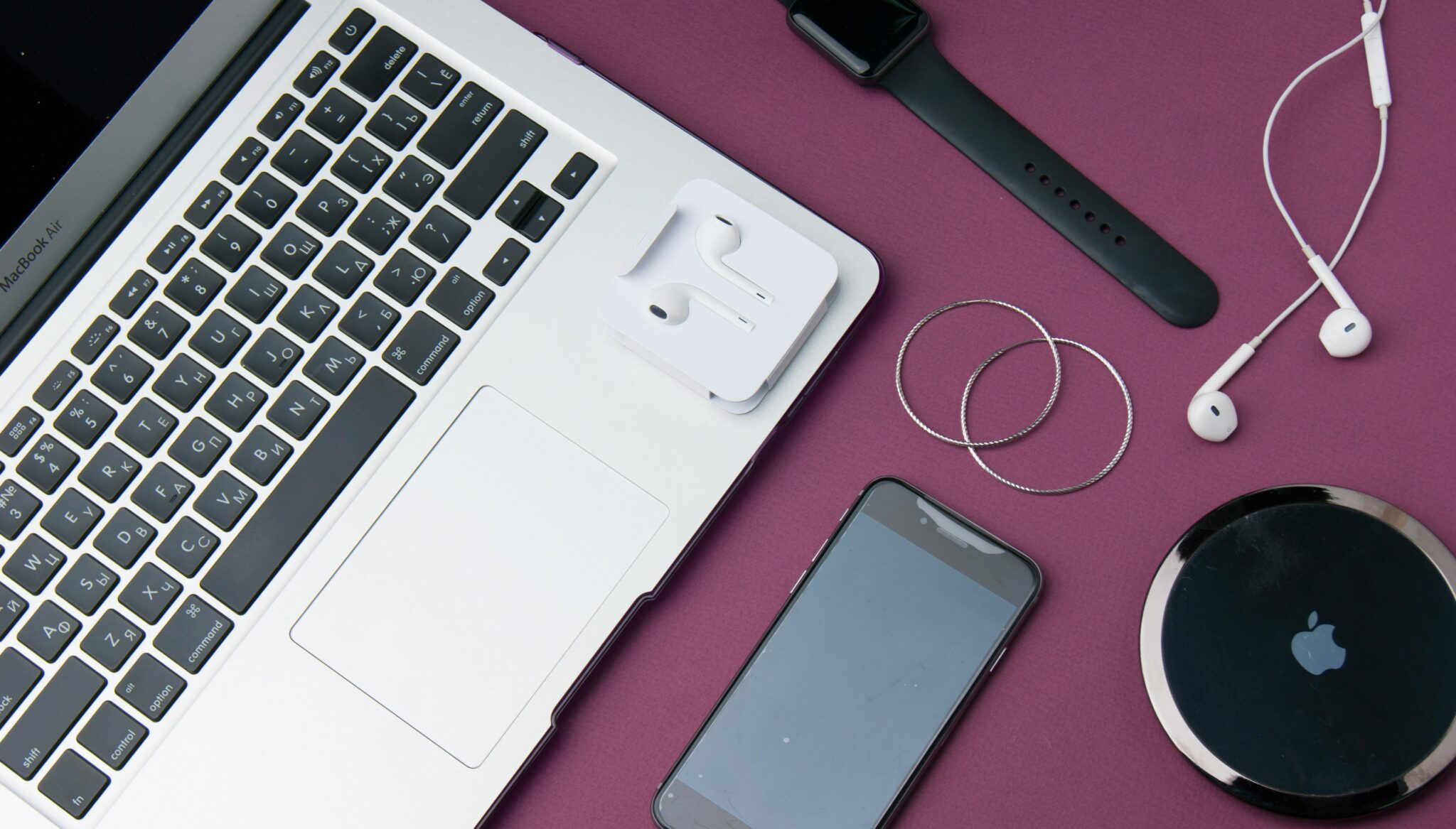 A collection of Apple devices, representing Steve Jobs' pioneering contributions to personal computing and technology innovation
