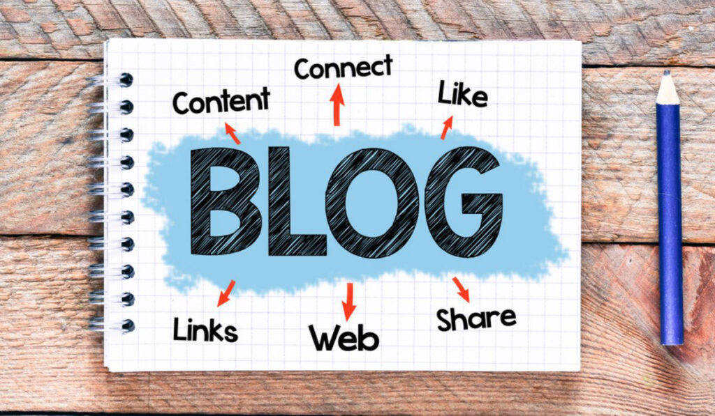 Illustration of Blog in Digital Marketing