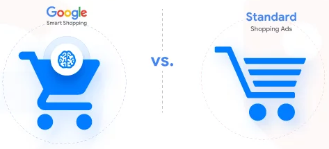 Comparison between smart and standard campaign types in digital marketing