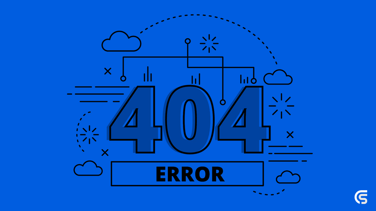 A 404 Error message illustration on a blue background, highlighting the importance of managing broken links and implementing proper 301 redirects to maintain search engine rankings and site health